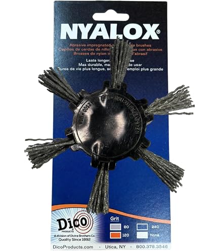 Amazon.com: Dico 541-776-4 Nyalox Flap Brush 4-Inch Grey 80 Grit